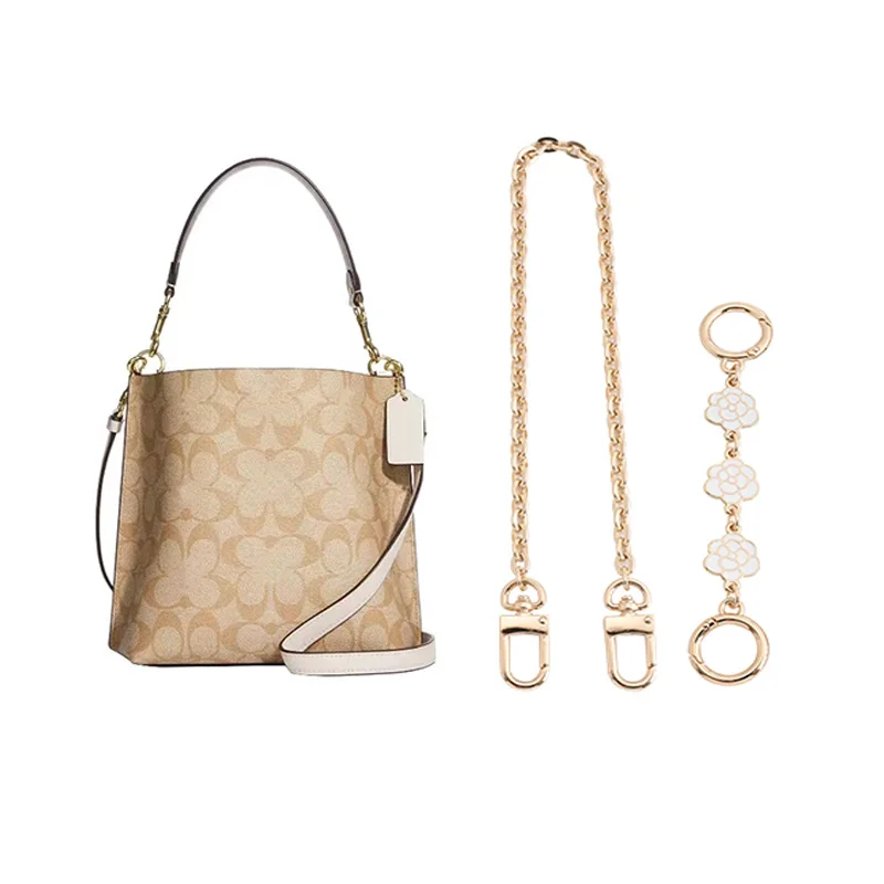 

HOLIN Purse Camellia Chain Underarm Diagonal Handbag Belt Bag Accessories Bag Chain Extender for LV COACH Bags Strap Extension