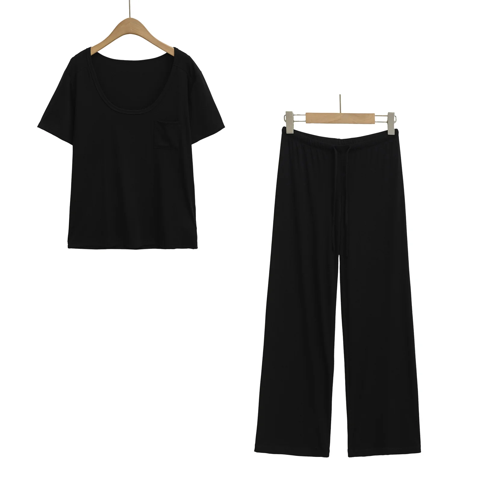 レディース カジュアル ルーズ オルト スヴェ T-irt ドストリング ラウンドネ サマー ローウエスト ドレープパンツ クールフィーリング ファイオン スレ