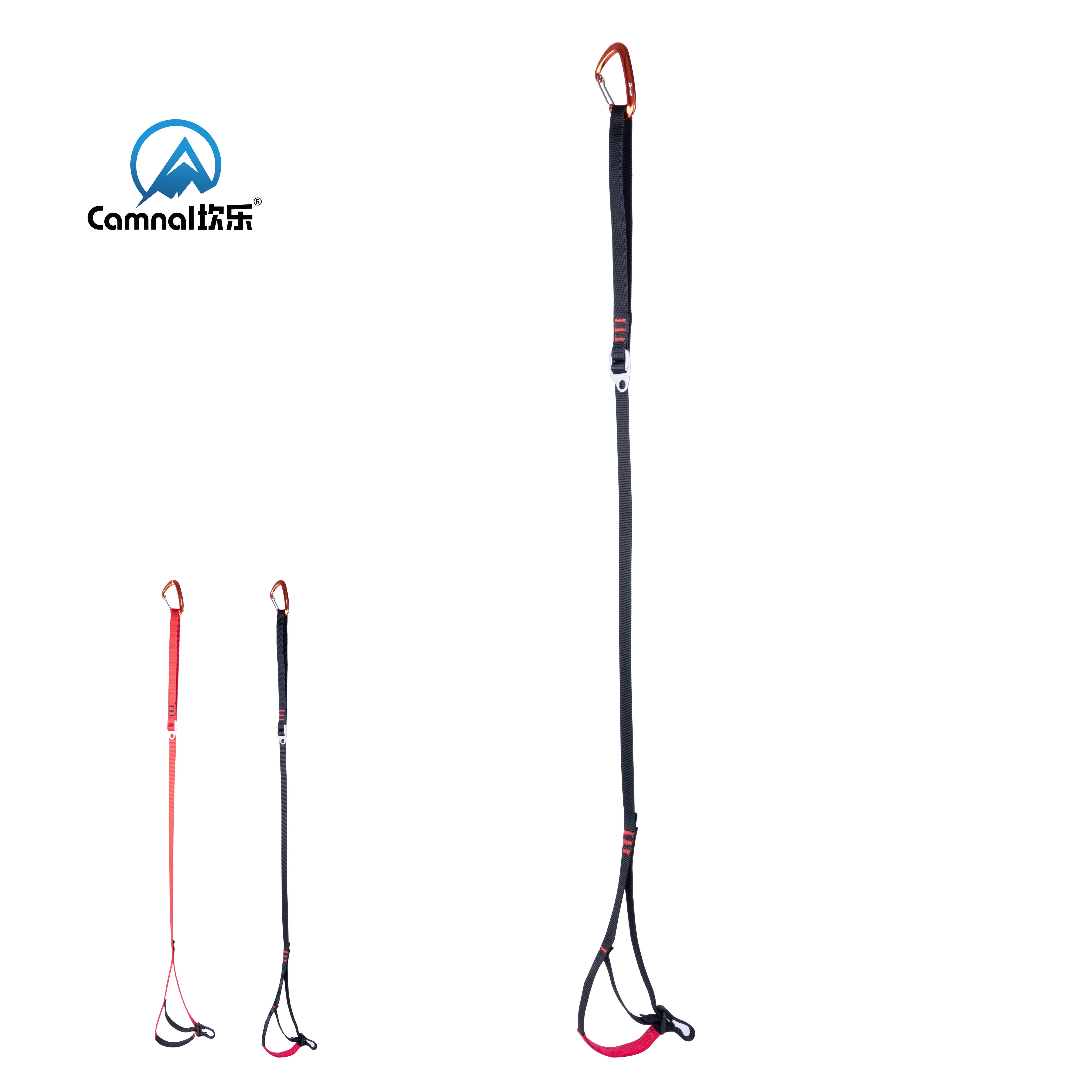 

Camnal Professional Adjustable Webbing Foot Loop Climbing Polyester Foot Loop Ascender Belt Device Band Rock Climbing Equipment