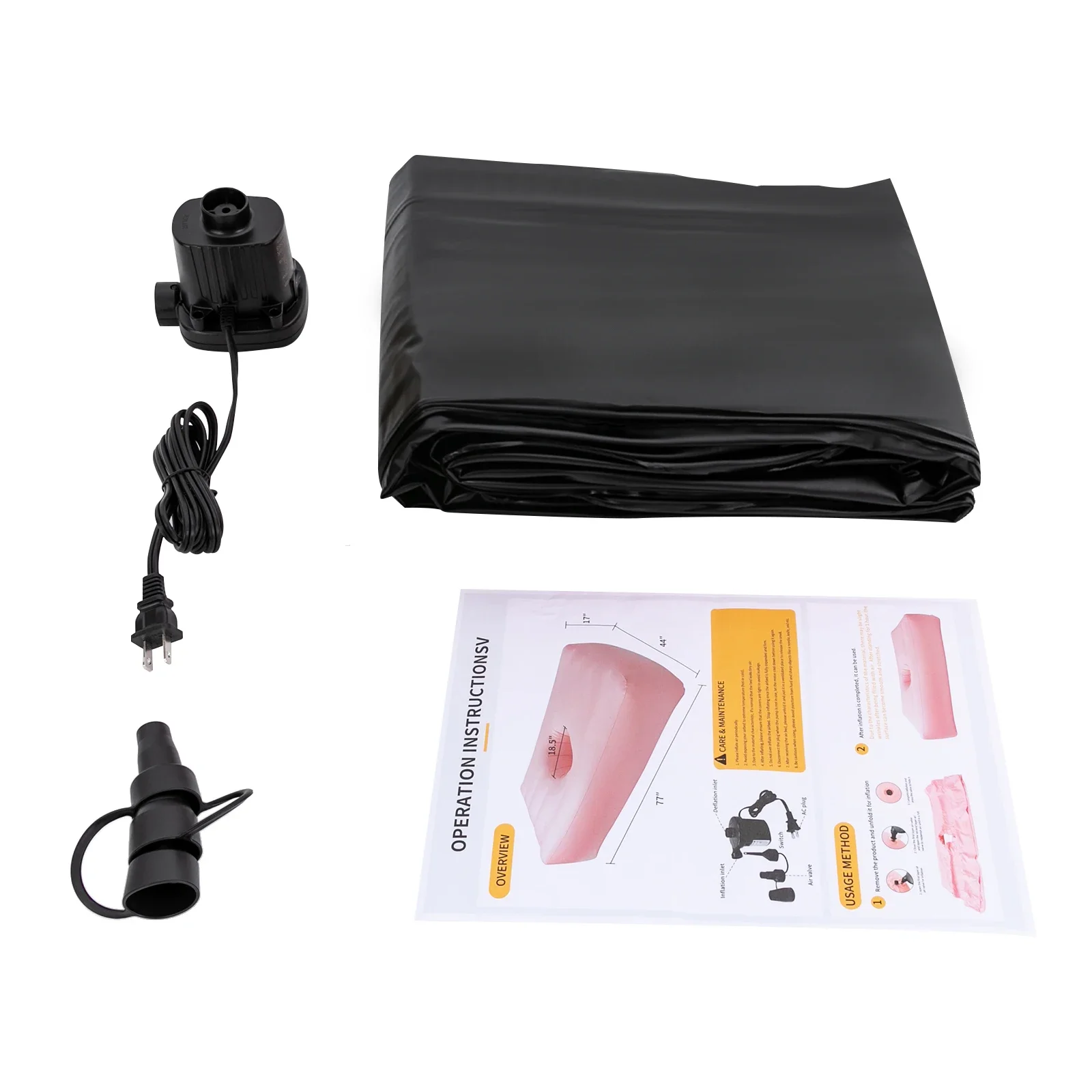 Надувная кровать из ПВХ — кровать для восстановления после операции с отверстием для повышенного комфорта