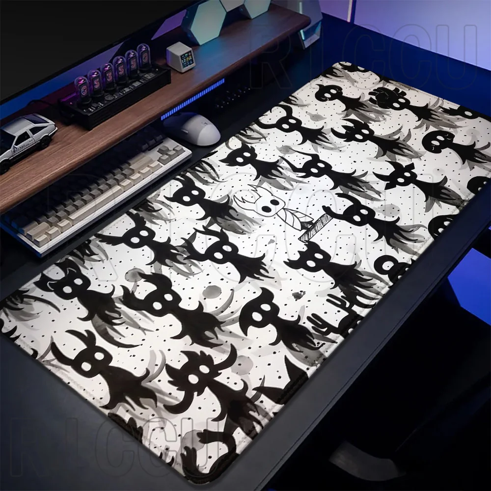 

HD Print Large Computer Hollow Knight Mouse Pad Placemat XXL Gamer Keyboard Desk Mat Office Mats PC Accessories Mausepad Carpet
