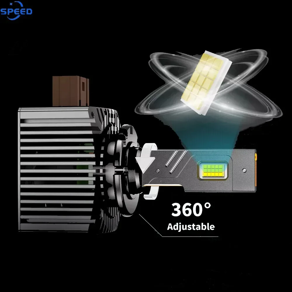2 قطعة D1S D1R LED المصابيح الأمامية سوبر وايت HID زينون تحويل كيت 240 واط 6000 كيلو #3