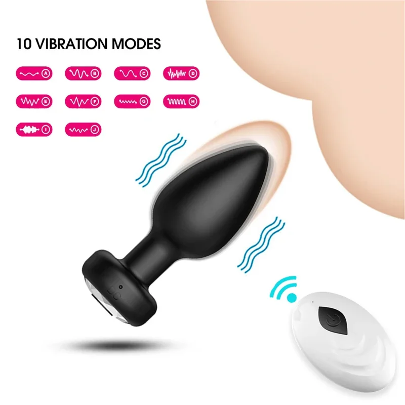 Handfree Men's Sex Tools Rechargeable Prostate Stimulator Chocho Silicone Dildo But Plug For Ladies Women Vibrator Cakes