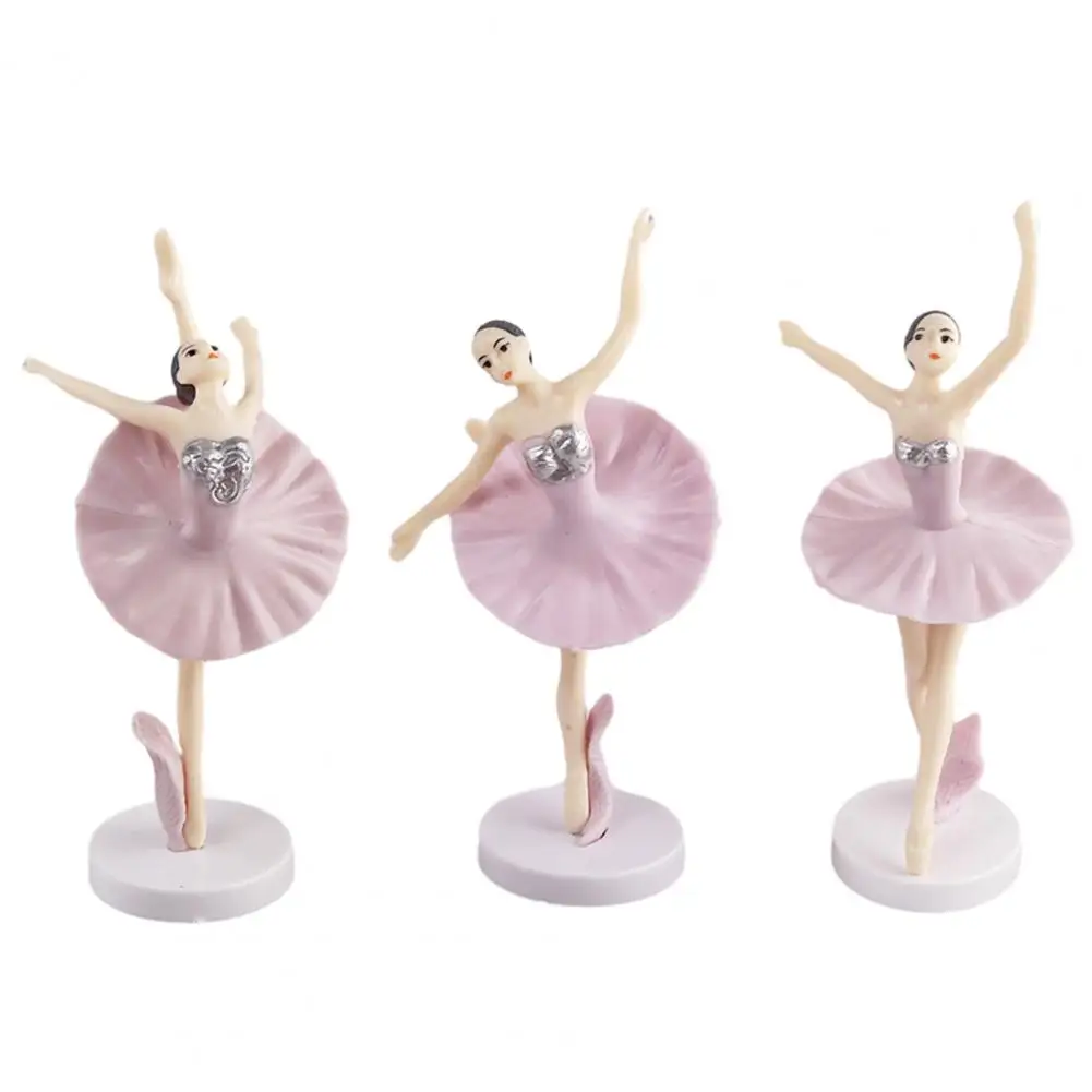 Fine Workmanship Cake Toppers Long Lasting Cake Decoration Creative Ballet Dancer Girls Cupcake Toppers