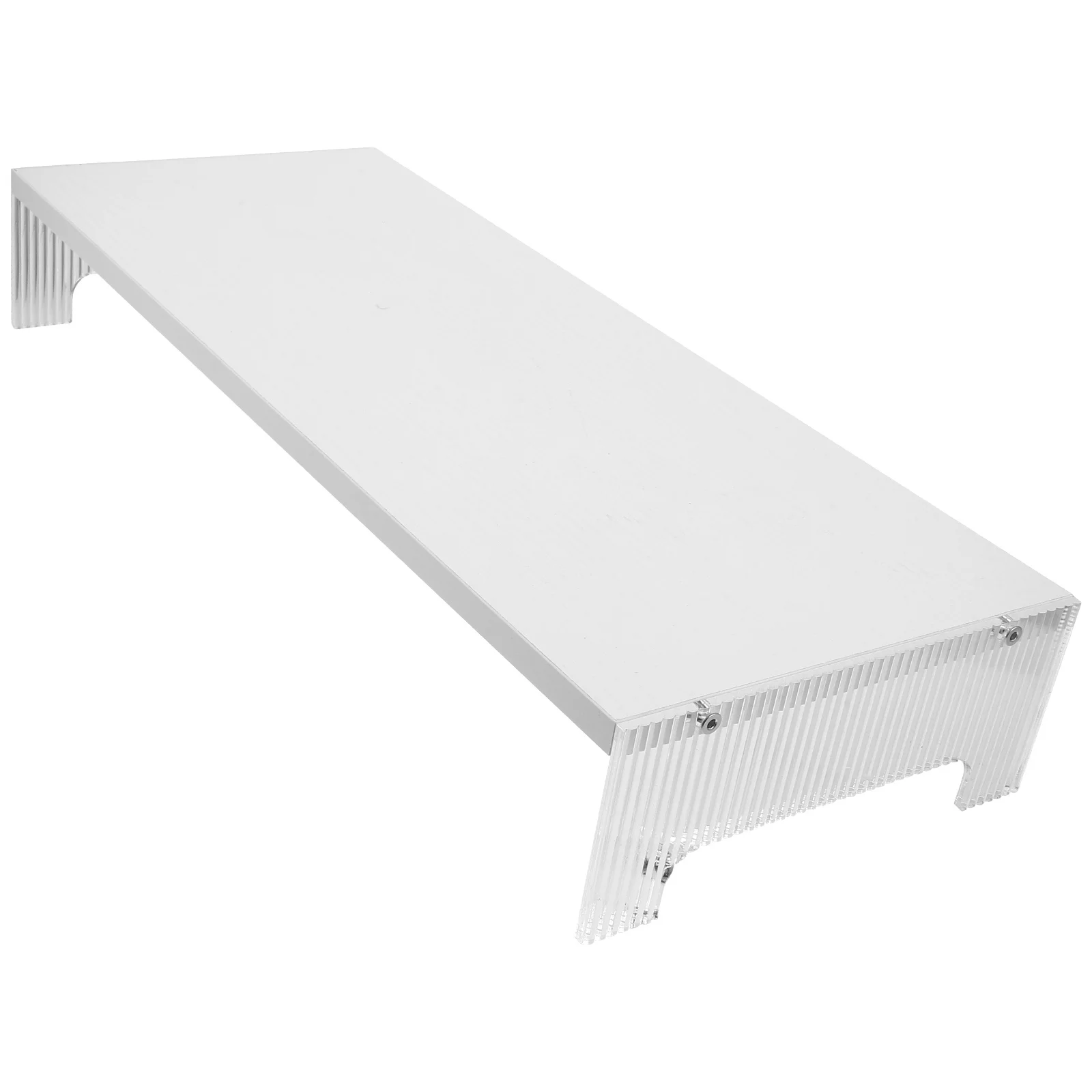 شاشة الكمبيوتر الناهض الاكريليك مصعد الكمبيوتر المحمول للمكتب توفير مساحة مكتب المنزل استخدام حامل شاشة لمكتب حامل الكمبيوتر المحمول #4