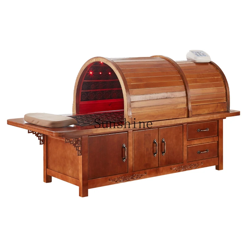 

Intelligent smokeless traditional Chinese medicine sweat fumigation bed special moxibustion physiotherapy bed for beauty salons