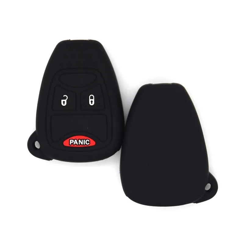 مناسبة لسيارة جيب رانجلر فري لانسر كرايسلر 300C دودج حافظة مفاتيح من السيليكون #4