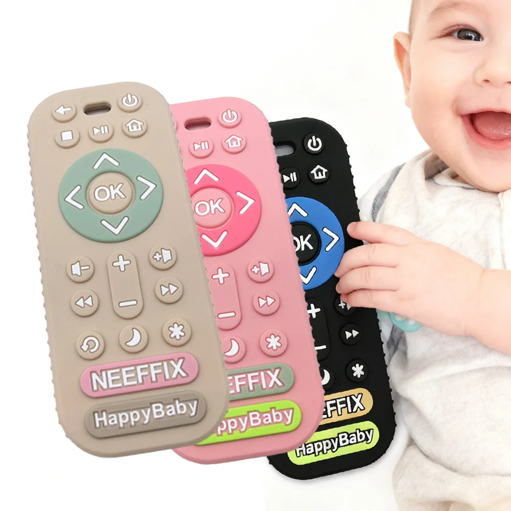 Remote Control Silicone Teether - Fun Interactive Toy for Teething Relief