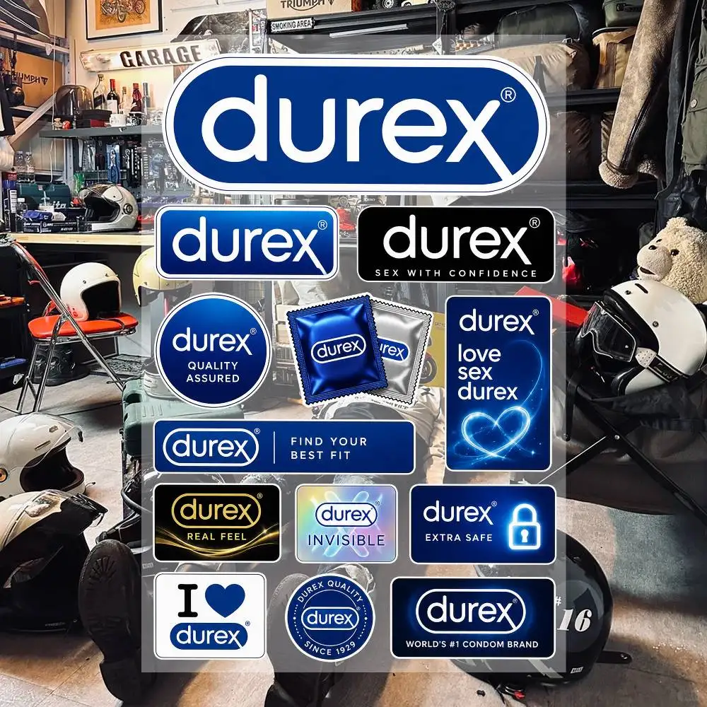 D-u-rE-x Aesthetic Graffiti Waterproof PVC Stickers for Car Motorcycle Skateboard Helmet Notebook