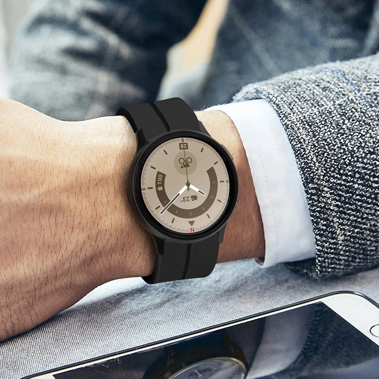 Strap for Samsung Galaxy Watch 7 4 6 44mm 40mm/4 Classic 42mm Original Silicone Magnetic bracelet Galaxy Watch 5 Pro 45mm band