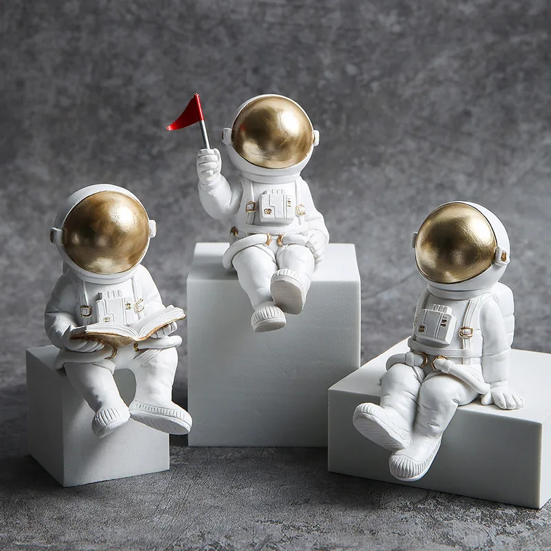 

Wow House Original Design Astronaut Ornament Sculpture TV Cabinet Wine Cabinet Bookshelf Boys Bedside Table
