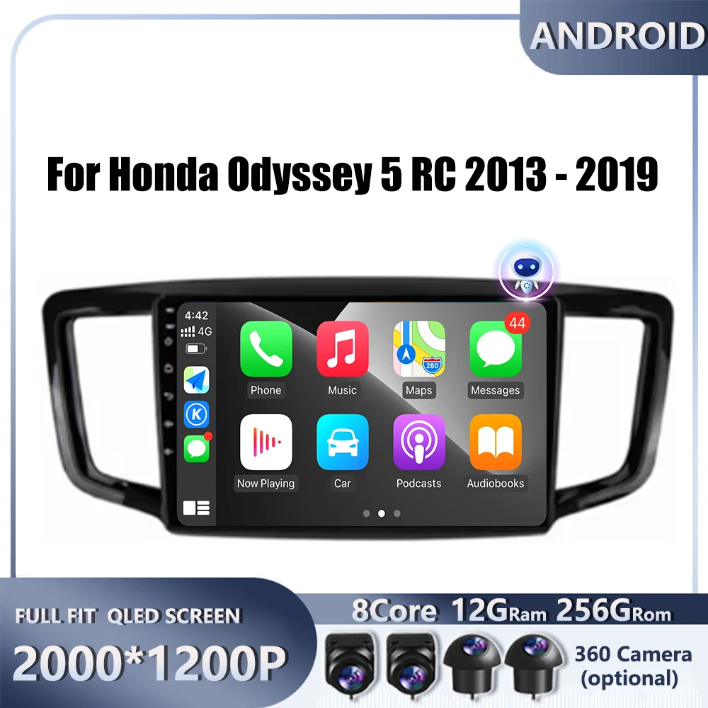 

9 “4G Android OS Carplay Auto For Honda Odyssey 5 RC 2013 - 2019 Car Radio Navigation GPS Multimedia Video Player DSP 4G AMI