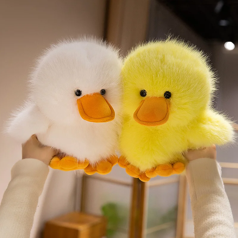 Furry Cute Duck Peluche Giocattoli Cartoon Fairy Tale Personaggio Il brutto anatroccolo Animali di peluche Bambole Morbido cuscino Dolce regalo