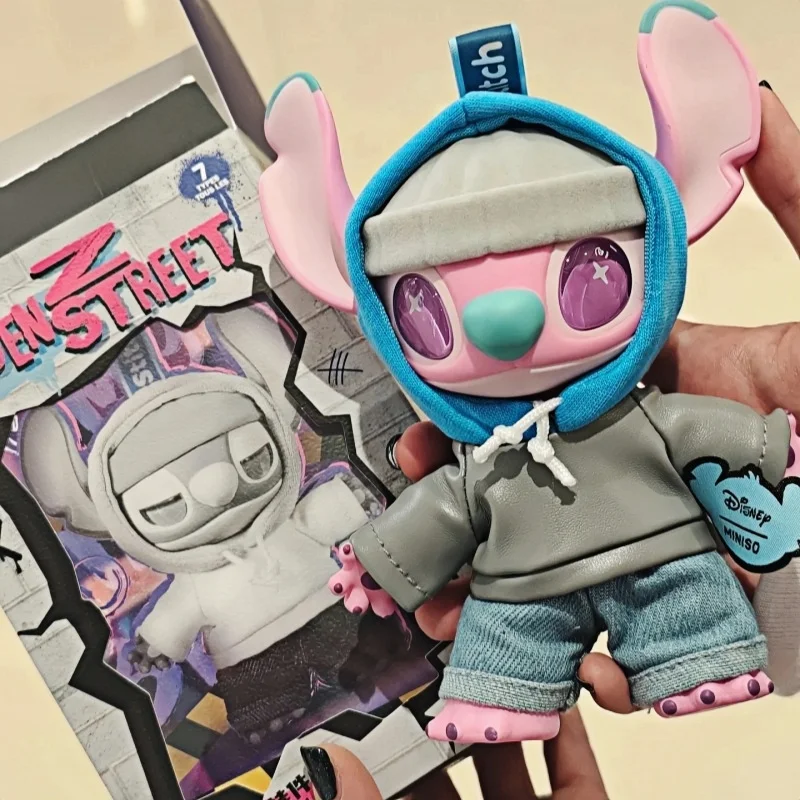 Echte Stich Gen Z Street Serie Blind Box Figur Nette Vinyl Puppe Anhänger Plüsch Überraschung Tasche Spielzeug Kinder Handgemachte Ornament Geschenk
