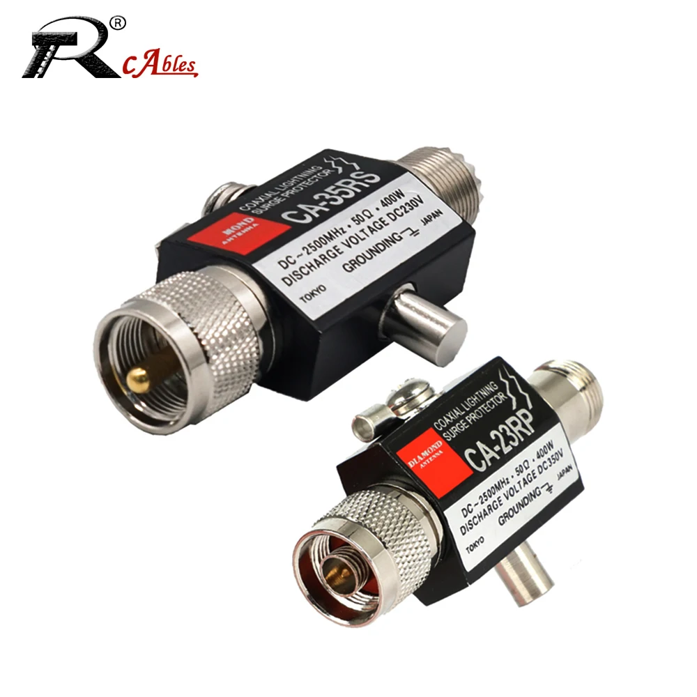 

1PC CA-23RP/CA-35RS PL259 SO239 N Radio Repeater Coaxial Anti-Lightning Antenna Surge Protector 50 Ohm