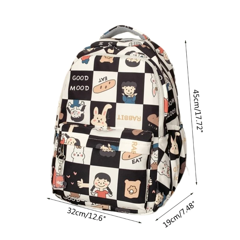 ¡Novedad de 2023! Mochila con estampado de dibujos animados para adolescentes, mochila para estudiantes, mochila de gran para de