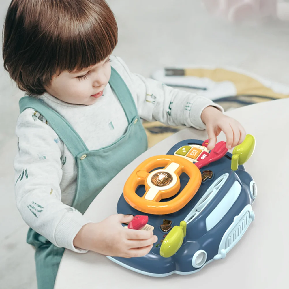 Jouet de volant pour enfants, construction de haute qualité, forme réaliste, outil d'apprentissage de la conduite automobile, activité éducative de développement