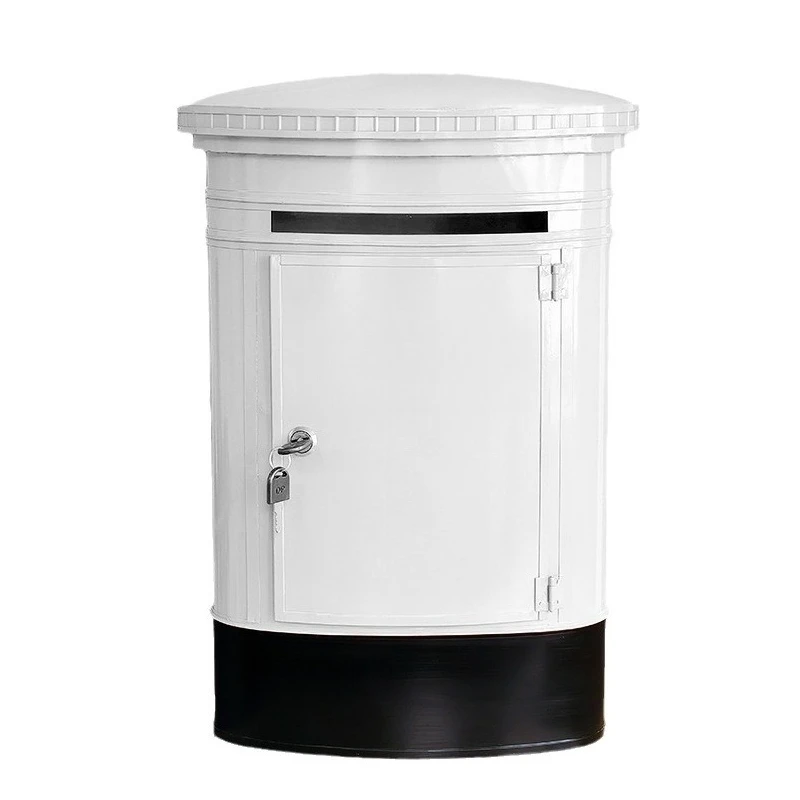 

Wrought iron wall with lock, letterbox, fundraising , love , suggestion box, ballot , school mailbox.