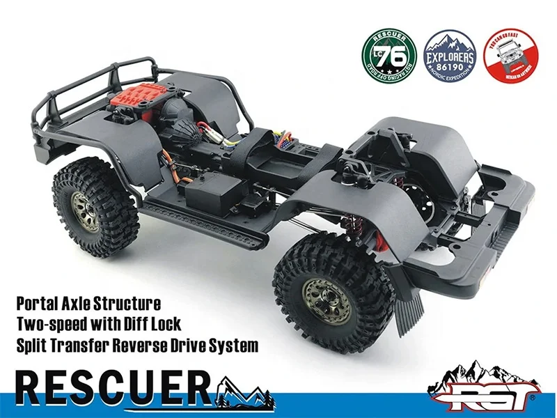 RGT EX86190 Rescuer LC76 1/10 RTR 2.4G 6CH Portal Axle 2S 3S