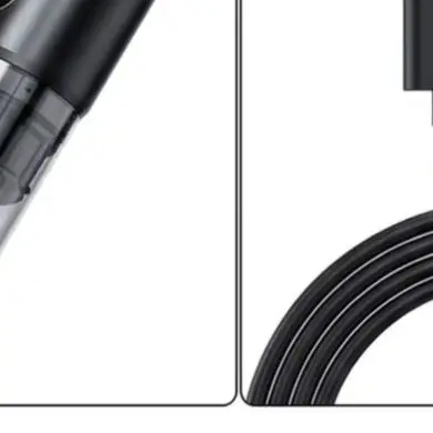 Grey 2 Piece Cordless Vacuum Extension Wand and Floor Brush Set Easy Installation Standard Interface Compatibility