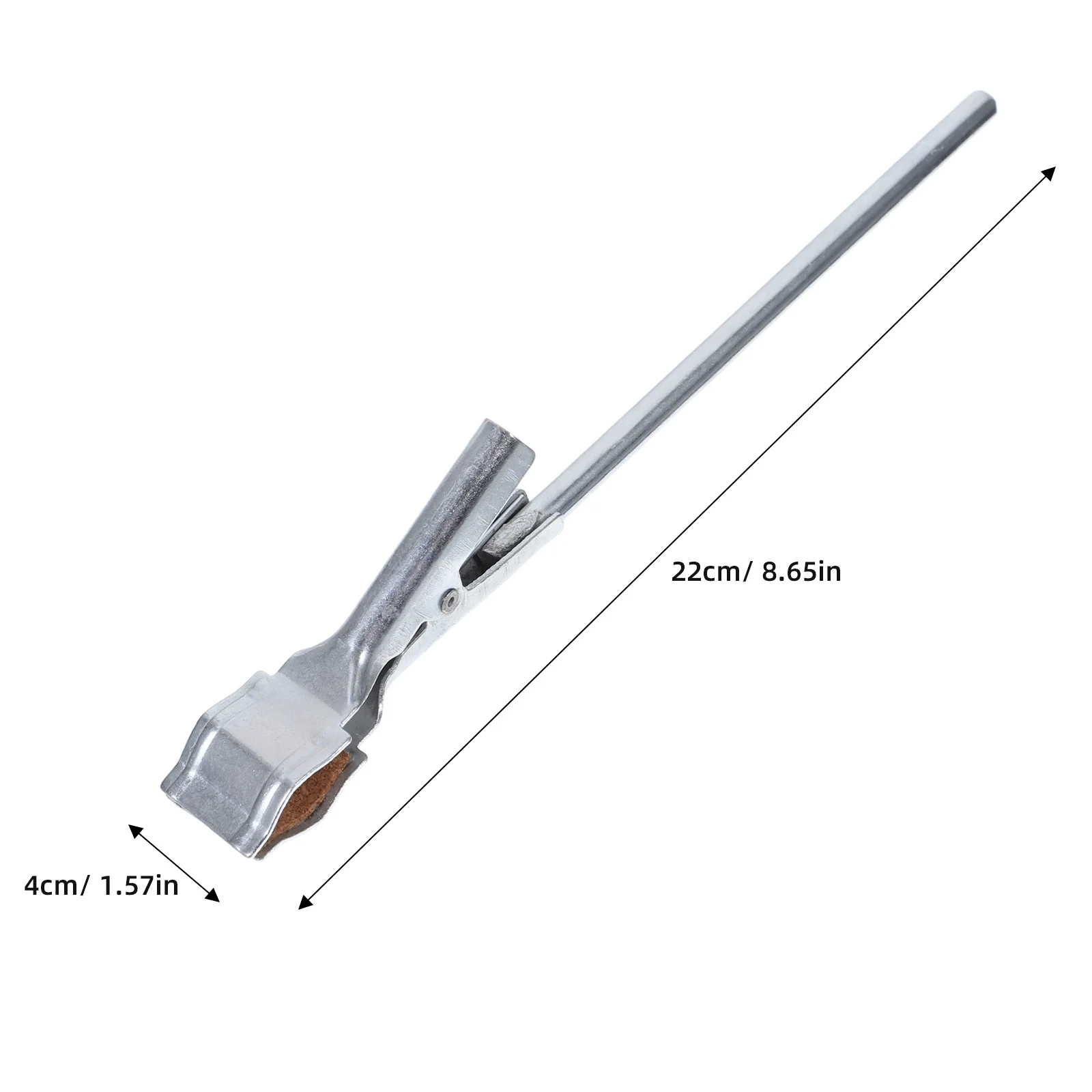 2Pcs Metal Test Tube Holder Strong Grip Clamp for Experimental Lessons Lab Use Rust Resistant Lightweight