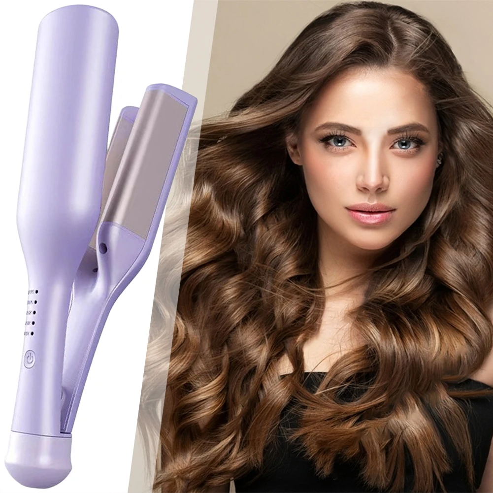 

Professional Hair Styling Tool For Loose Waves Fast Heating Wireless Hair Curler Wand For Home Travel