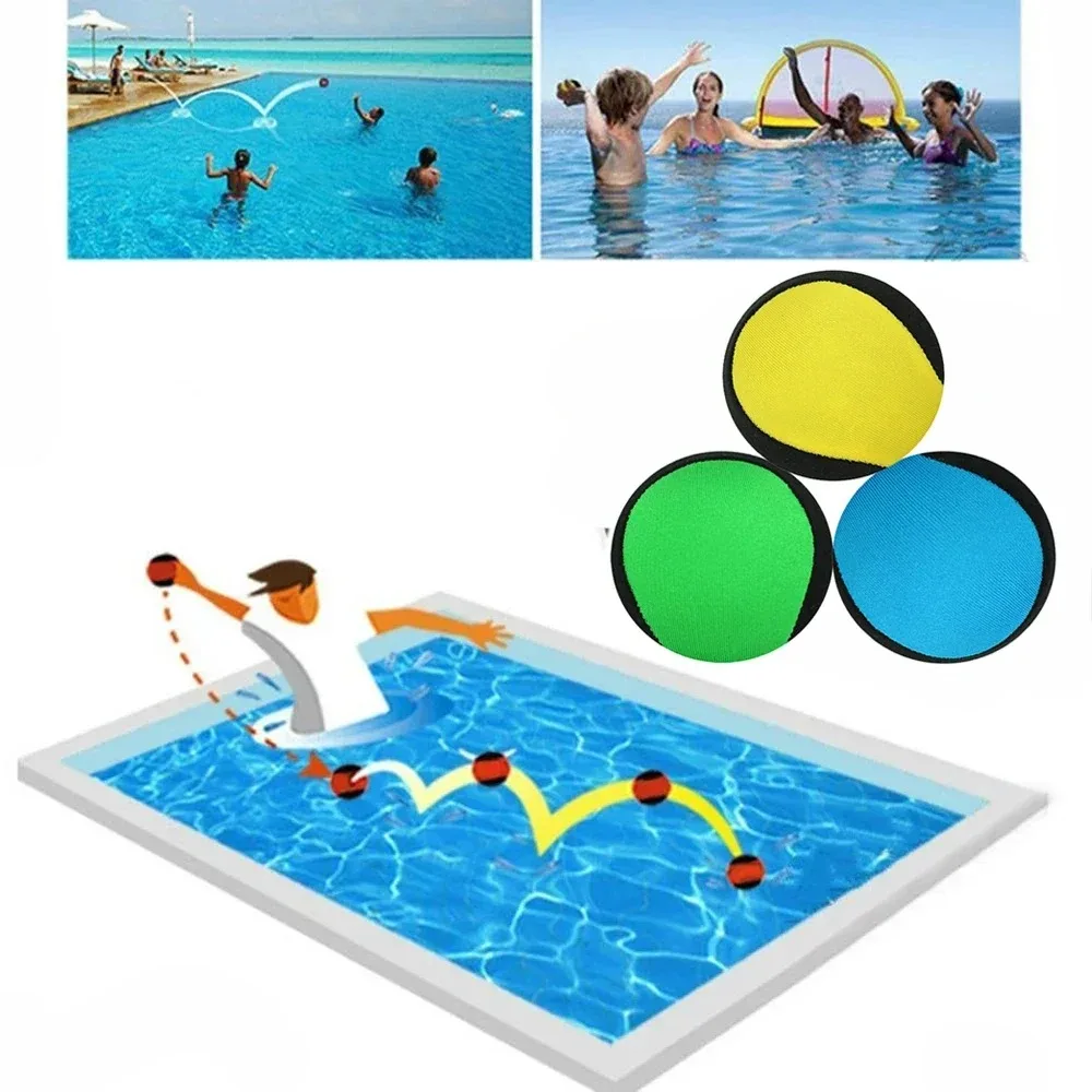 Palla rimbalzante con acqua comprimibile 5,5 cm Palla elastica da surf con acqua Rilassante morbido giocattolo per animali domestici Piscina