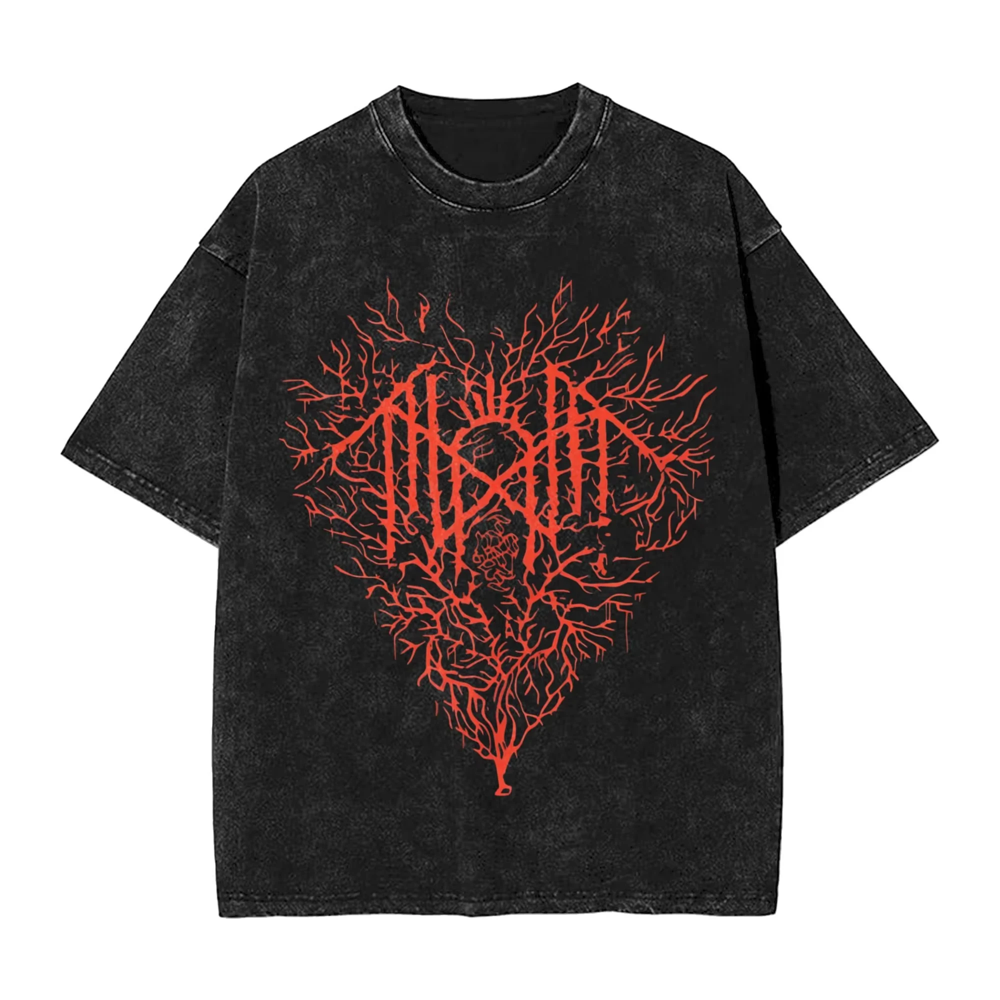 

Sleep T-Shirts Men Heavy Metals Tokens Vintage Cotton Tees O Neck Short Sleeve T Shirt Plus Size Clothes