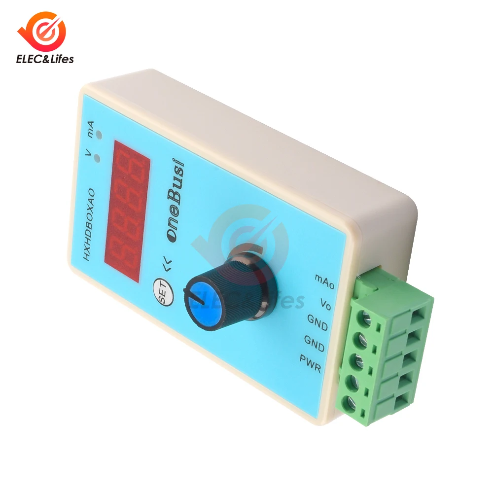 Handheld 0-10V/2-10V 0-20mA/4-20mA Signal Generator Adjustable Current Voltage Analog Simulator Signal Sources Output 24V