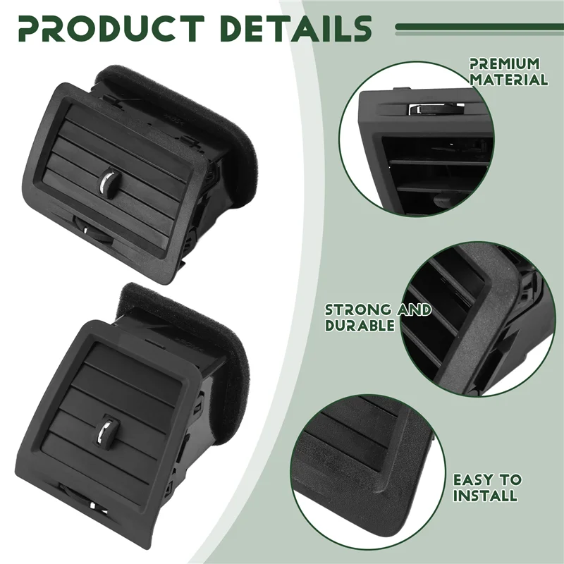 لوحة سيارة LH & RH الجانب A/C مكيف الهواء منفذ الجمعية 1QL40XDVAA 1QL41XDVAA ل دودج تشالينجر 2008-2014 LHD #3