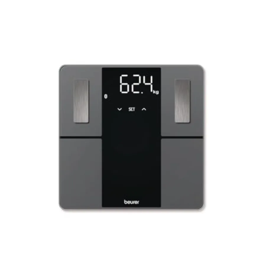 BF500 Smart Body Analysis Scale with Bluetooth and App, Accurate Digital Diagnostic Scale Measures Body Fat, Muscle Mass, Calor