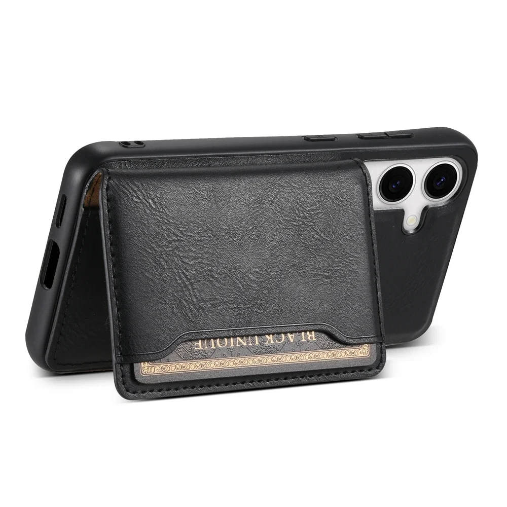 Magnetic Flip Wallet Leather Case For Samsung Galaxy S23 S24 Ultra Plus FE Magsafe Stand Soft Shell Shockproof Phone Cover