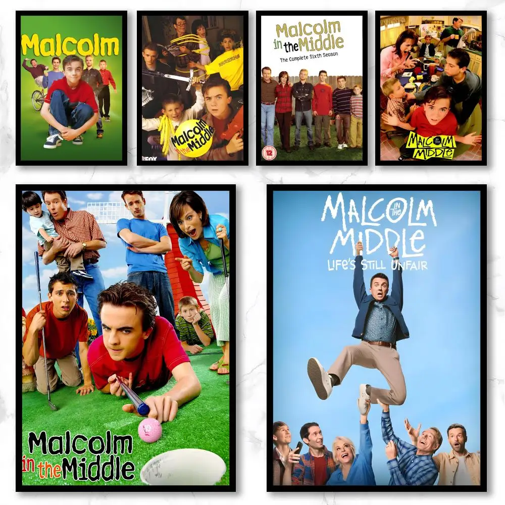 Series M-Malcolm in the Middle Poster Premium Art Wall Decor, Simple Ornament for Living and Leisure Areas