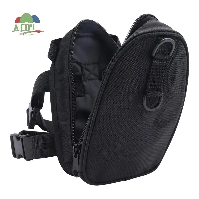 

AED4-карман на бедро для дайвинга, сумка для хранения на молнии с ремнями для ног, сумка-карго для дайвинга для технических дайверов с аквалангом