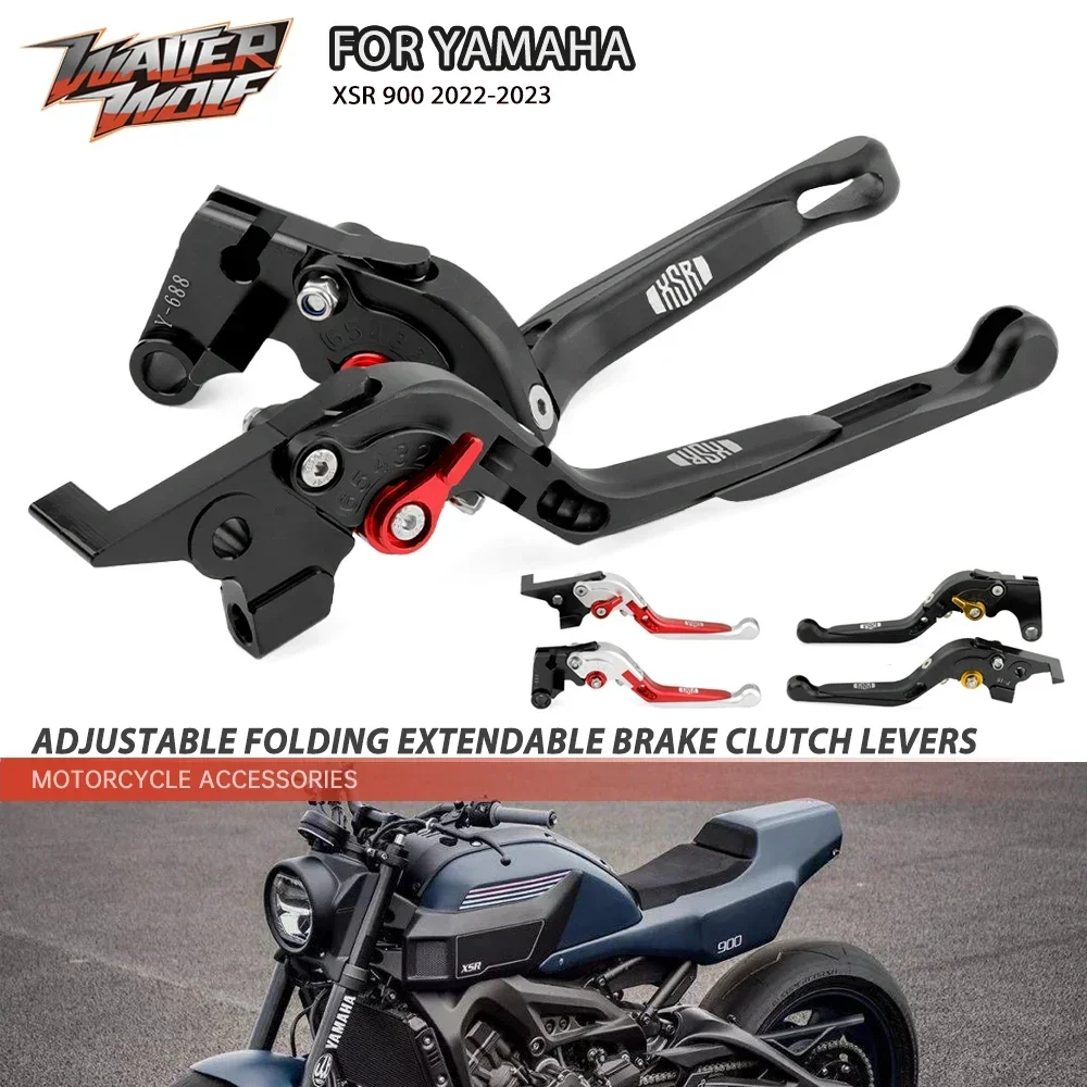 

Folding Extendable Brake Clutch Levers For YAMAHA XSR 900 XSR900 2022 2023 2024 Adjustable Motorcycle Handle Brakes Lever