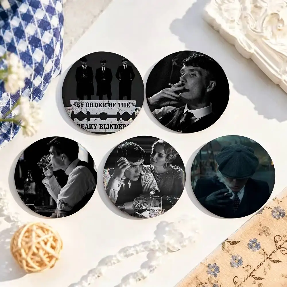 Tommy Shelby Peaky Blinders  Custom Enamel Pin Badges 25mm 32mm 44mm 58mm Backpack Hat Decor Toys Gifts