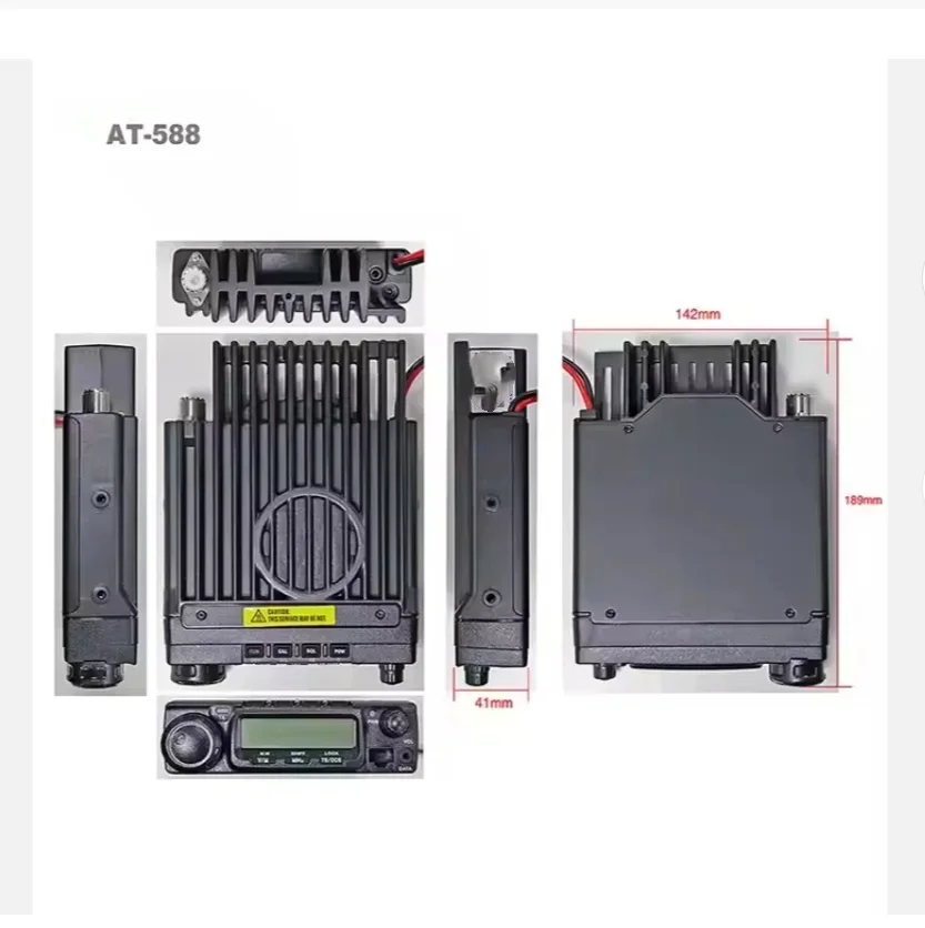 HotCar Radio Transceiver HF Ham Radio ANYTONE AT-588 Newest Single Band Mobile Radio