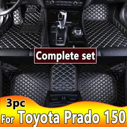 Car Floor Mats For Toyota Land Cruiser Prado 150 2022 2021 2020 2019 2018 5 Seats Auto Styling Interiors Protect Custom Carpets