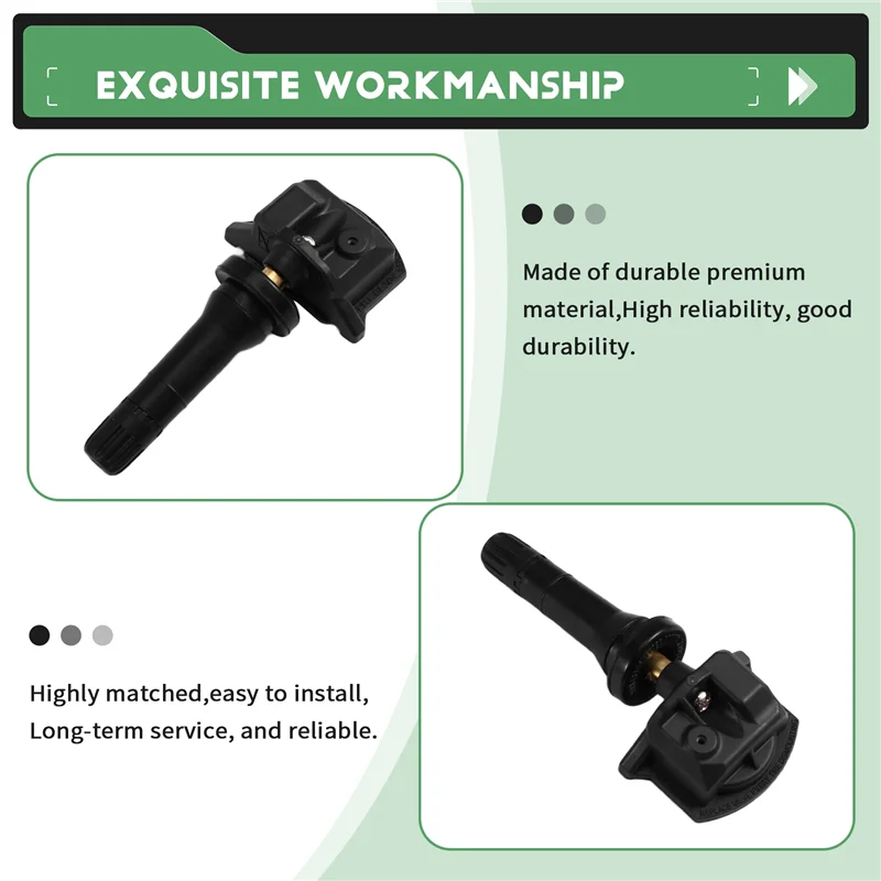 4PCS Nuovo Sistema di Monitoraggio della Pressione Dei Pneumatici Sensore TPMS Per Nissan X-Trail 315Mhz 40700-6RA0A 407006RA0A