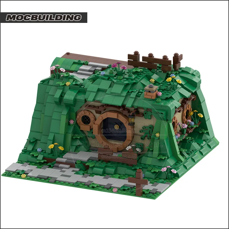 UCS Hobbiton Moc Building Blocks Unexpected Gathering And Display Stand Technology Bricks DIY Assembly Collection Toys Xmas Gift