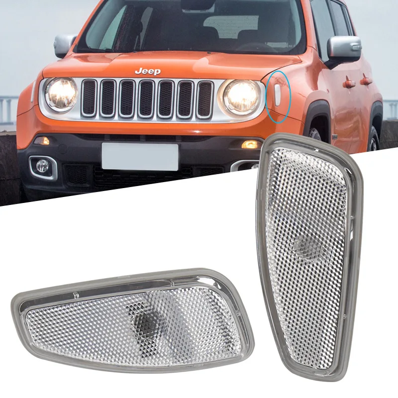 

For Jeep Renegade wheel arch turn signal and JEPP modified car leaf lamp shell wheel arch light