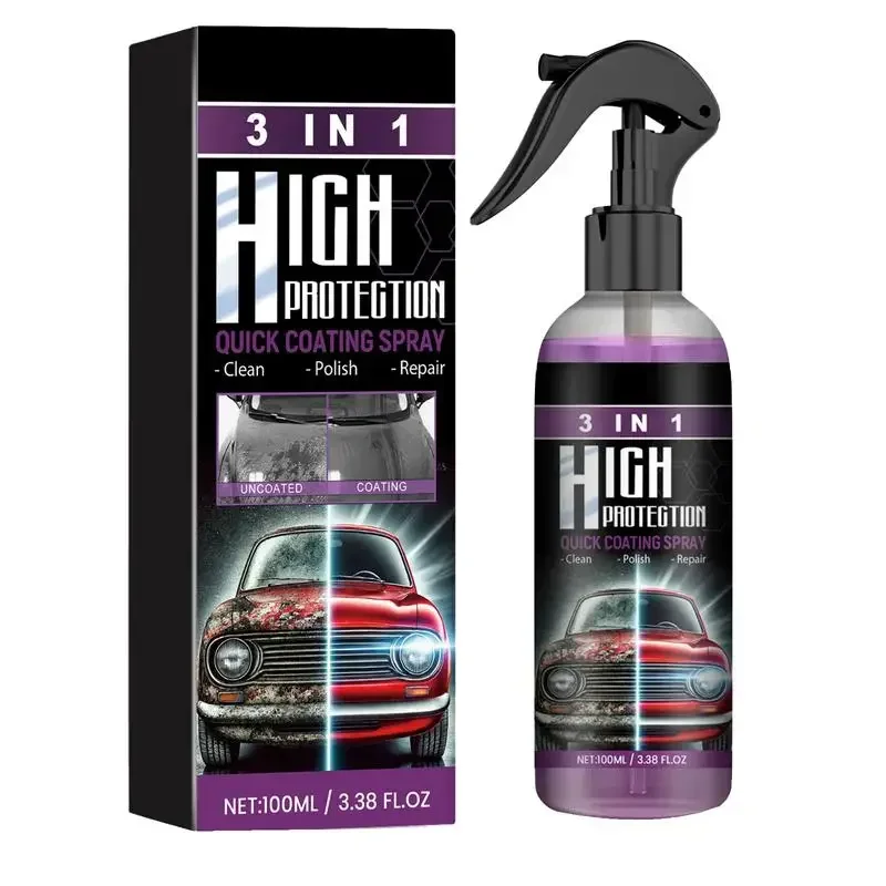 Car Coating Agent Spray, Revolucionário Nanotech Shield, Alta Proteção, Auto Scratch Remover, Quick Car Wash