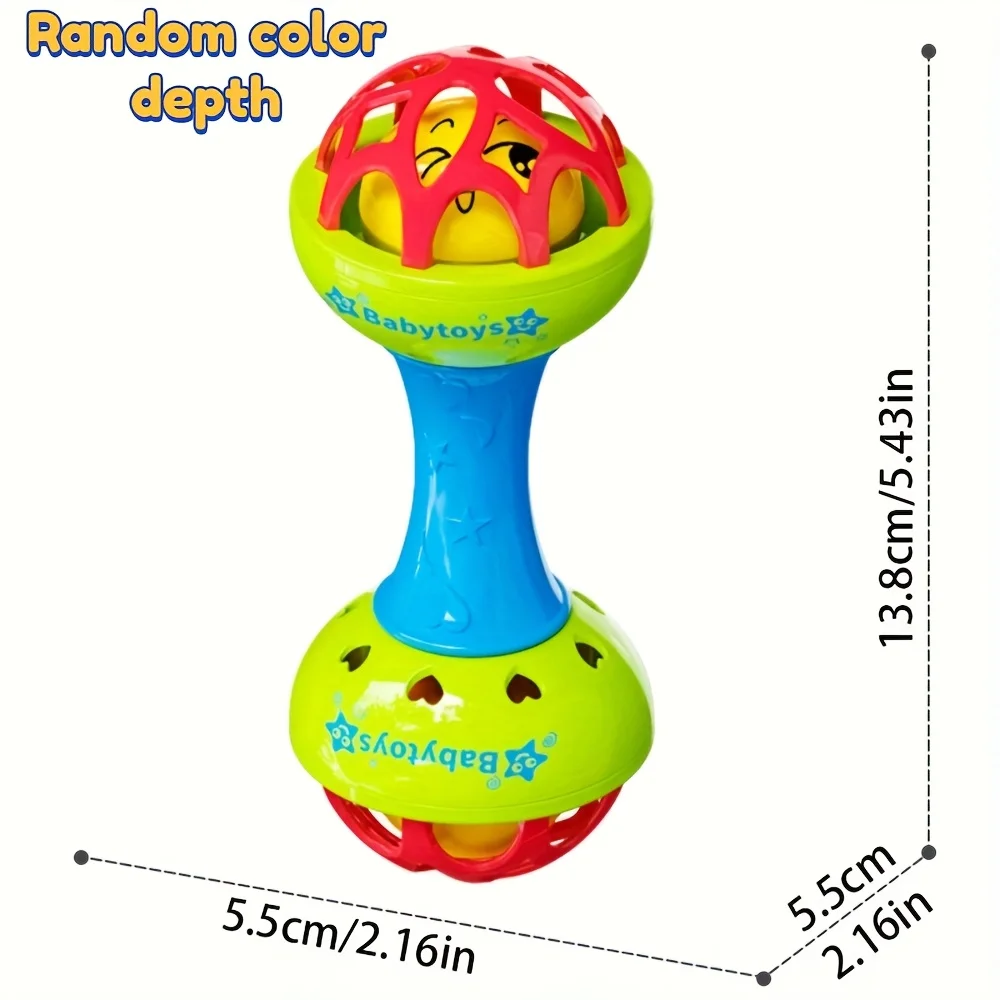 1/3pcs múltiplas combinações de brinquedos de tambor, sino e bola para jovens, podem promover seu desenvolvimento auditivo