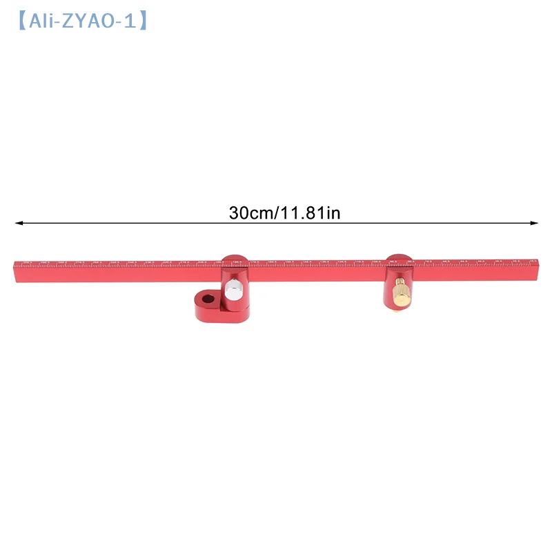 【ZYAO-1】300 مللي متر مسطرة دائرة رسم قابلة للتعديل من الألومنيوم مسطرة دائرية بوصلة النجارة لوضع علامات على خط الدائرة بنقطة ثابتة