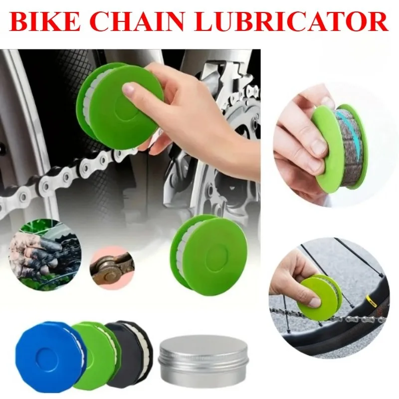 

1PCS Bicycle Chain Lubricator Bike Chains Oil Roller Cleaning Bicycle Maintenance Tool Portable Bike Cycling Accessories