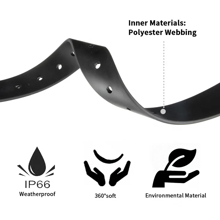Eco-Friendly Super Soft PVC Dog Collar, Durable Pet Collar,Custom Dog Collar, Waterproof Dog Supplies, Adjustable