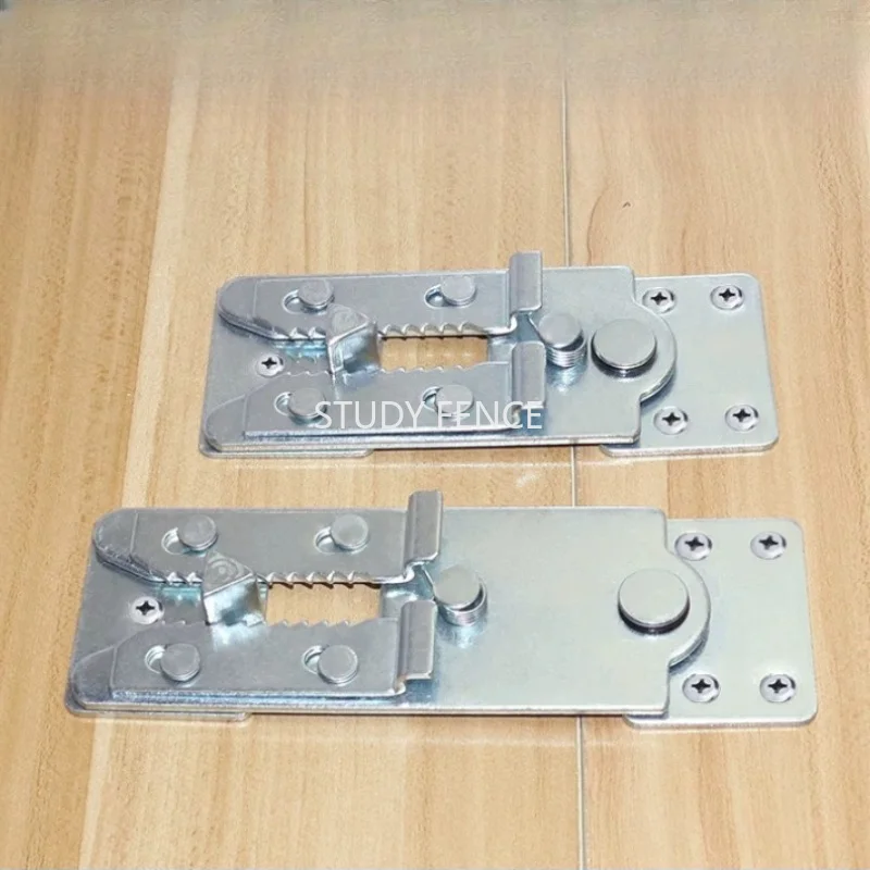 1/2PCS Heavy Duty Sofa Connection Fixing Buckle Furniture Base Buckle Snap Connector Used for Furniture, Sofa Beds with Screws