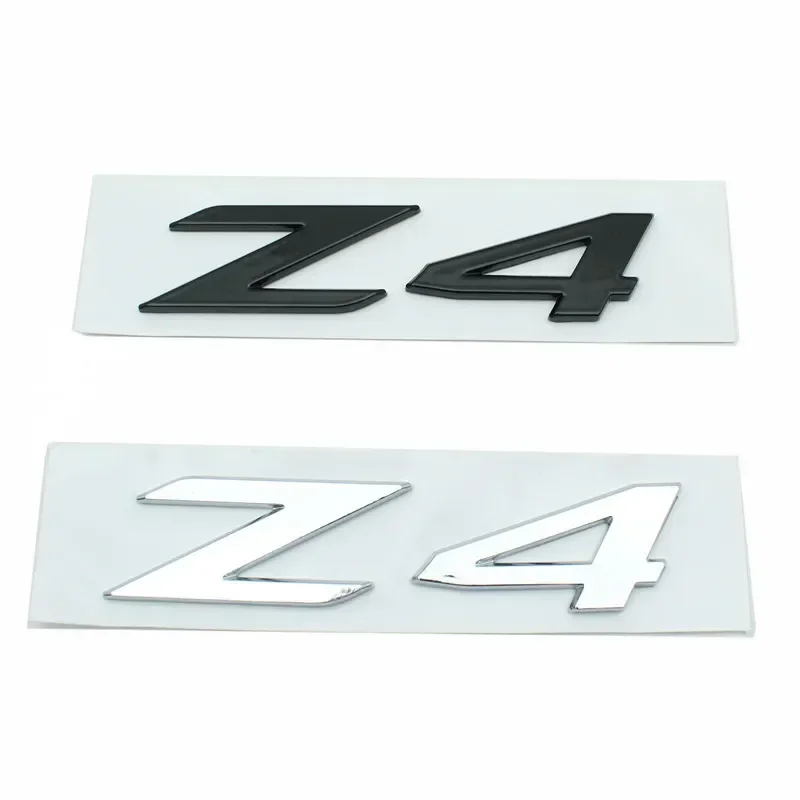 

3D ABS Adhesive Chrome Black Car Rear Trunk Badge Decal For BMW Z4 E85 E89 G29 Z4 Logo Emblem Letters Sticker Auto Accessories