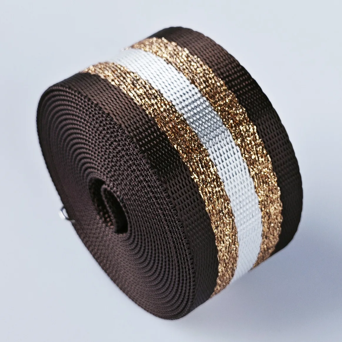 3 Yard 1,5 inch/3,80 cm Lurex Strip Jacquard Nylon Webbing Band voor Handtas DIY knutselen