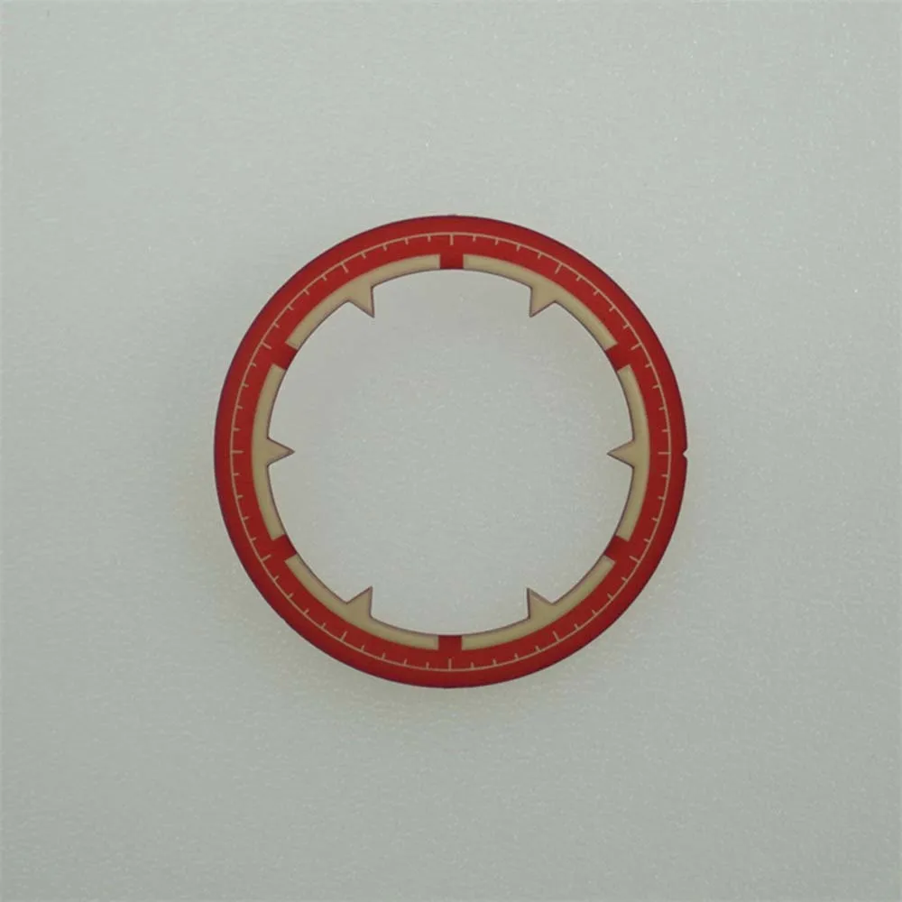 Quadrante dell'orologio da 28,5 mm quadrante luminoso verde per movimento NH70/NH71/NH72 quadranti cavi accessori modificati